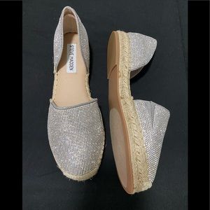 Steve Madden rhinestone flats